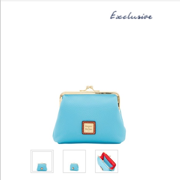 Dooney & Burke Large Shooper & framed coin purse - Picture 7 of 12